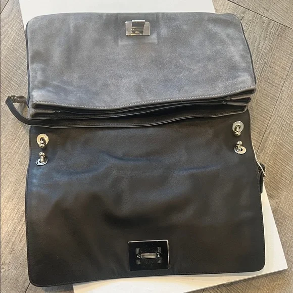 Tiffany & Co. - Vintage Gray Suede Bag - Made in Italy - Picture 10 of 17